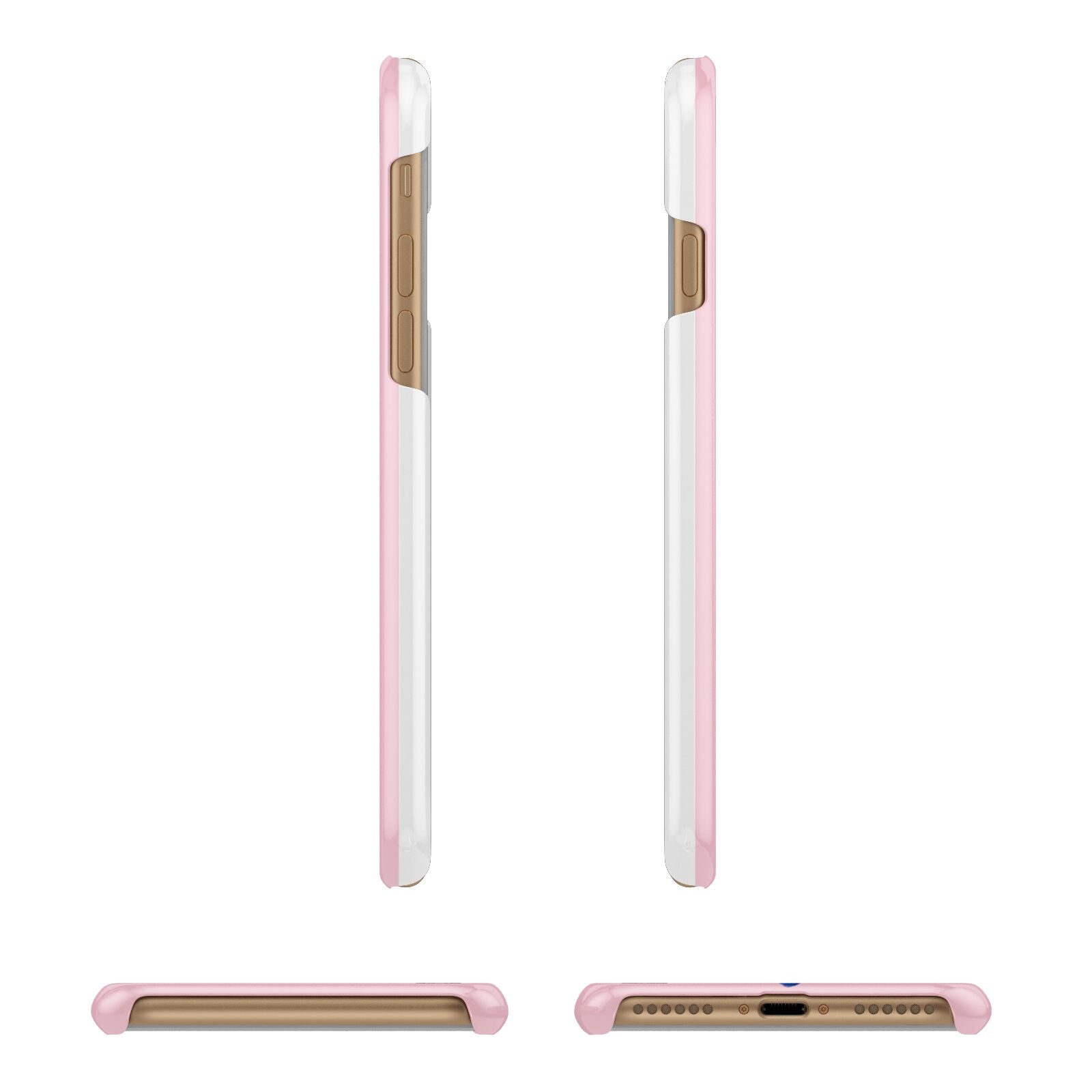 Love bubble balloon Apple iPhone 7 8 3D Wrap Snap Case Angled Images