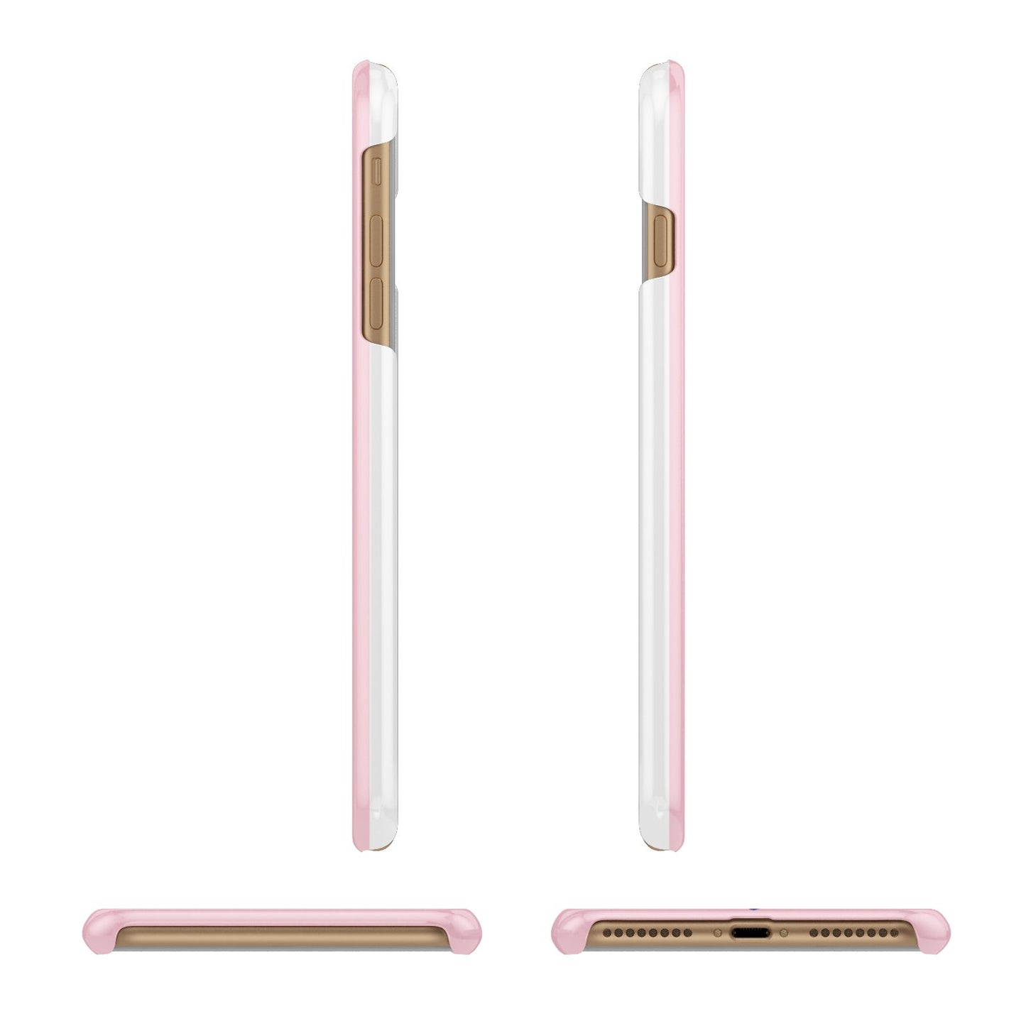 Love bubble balloon Apple iPhone 7 Plus 3D Wrap Snap Case Angled Images