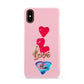 Love bubble balloon Apple iPhone XS 3D Snap Case