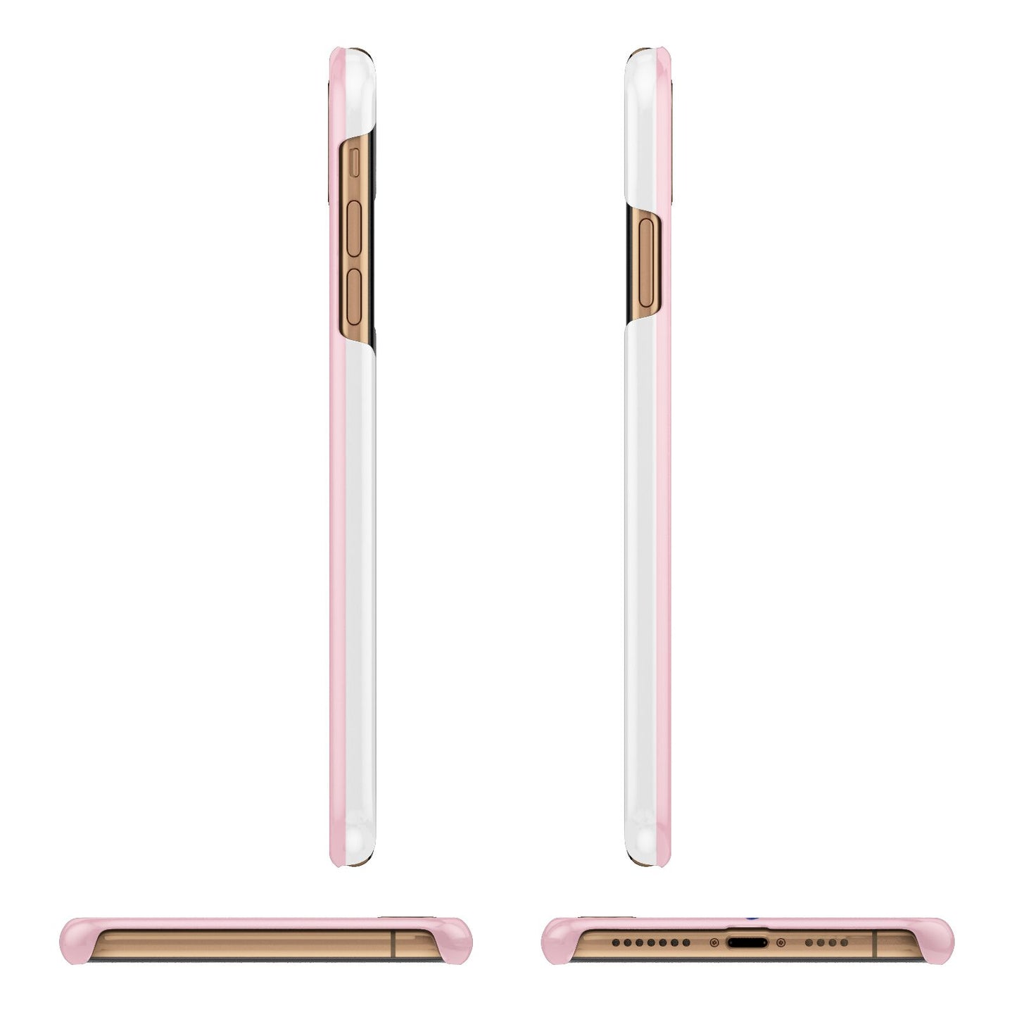 Love bubble balloon Apple iPhone Xs Max 3D Wrap Snap Case Angled Images