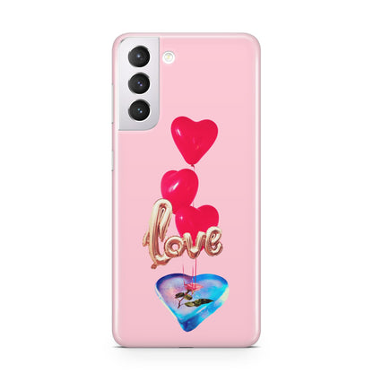 Love bubble balloon Samsung S21 Case
