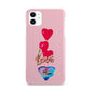 Love bubble balloon iPhone 11 3D Snap Case