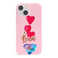 Love bubble balloon iPhone 13 Mini Full Wrap 3D Snap Case