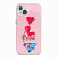 Love bubble balloon iPhone 13 TPU Impact Case with White Edges