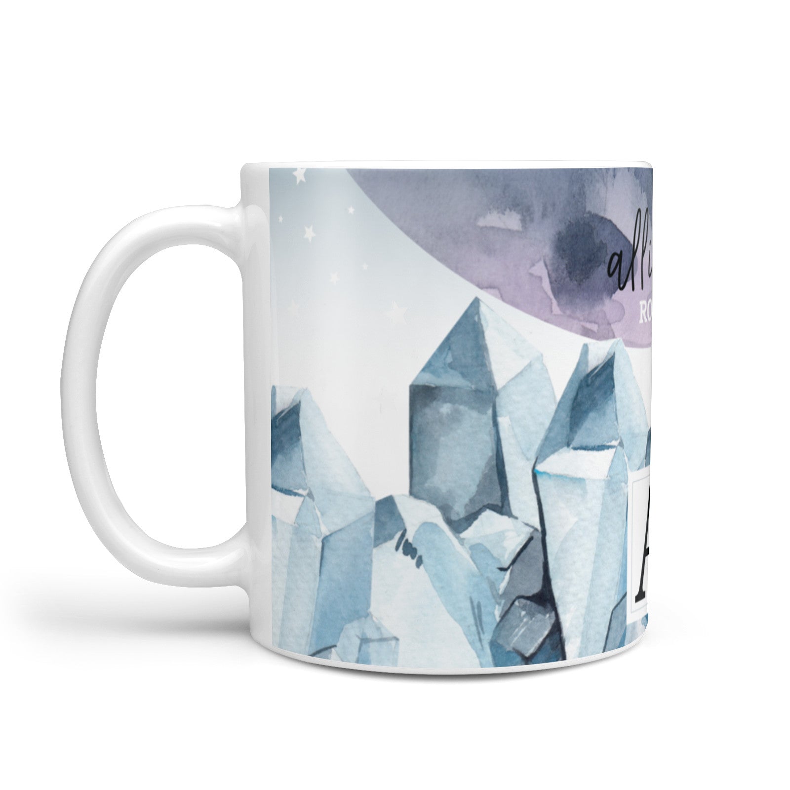 Lunar Crystals Personalised Name 10oz Mug Alternative Image 1