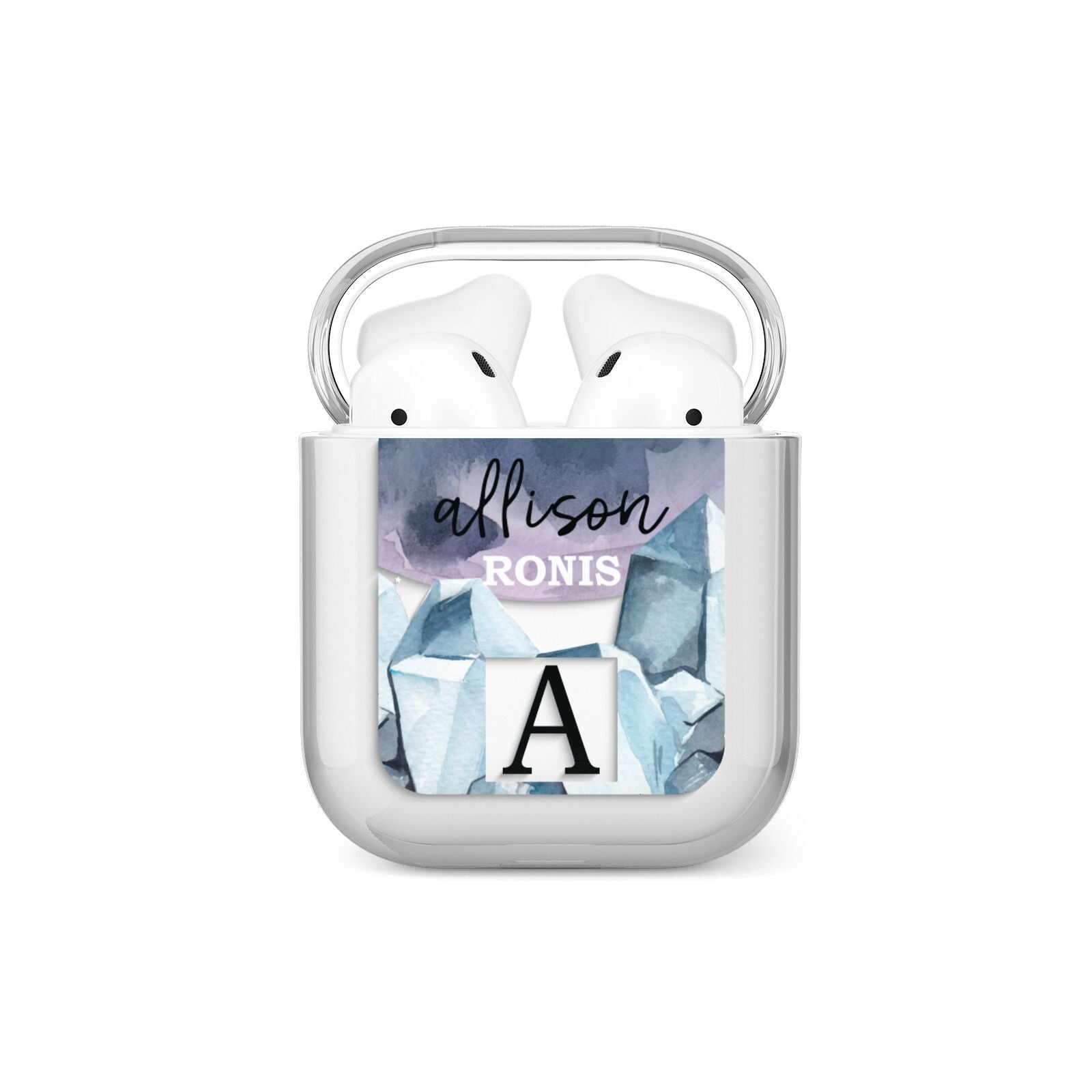 Lunar Crystals Personalised Name AirPods Case