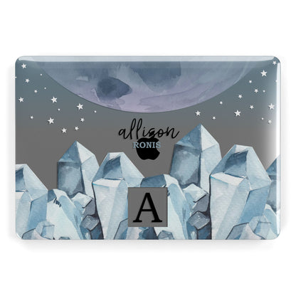 Lunar Crystals Personalised Name Apple MacBook Case