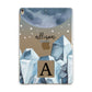 Lunar Crystals Personalised Name Apple iPad Gold Case