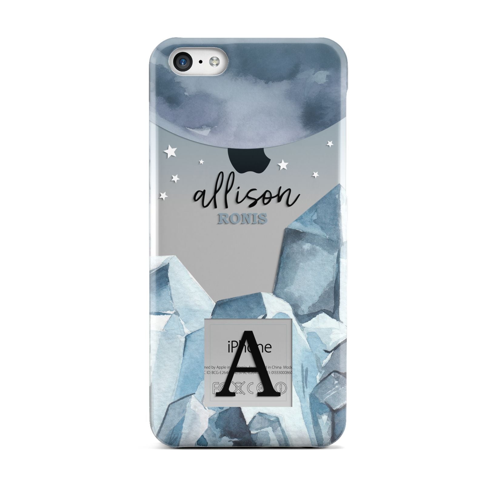 Lunar Crystals Personalised Name Apple iPhone 5c Case