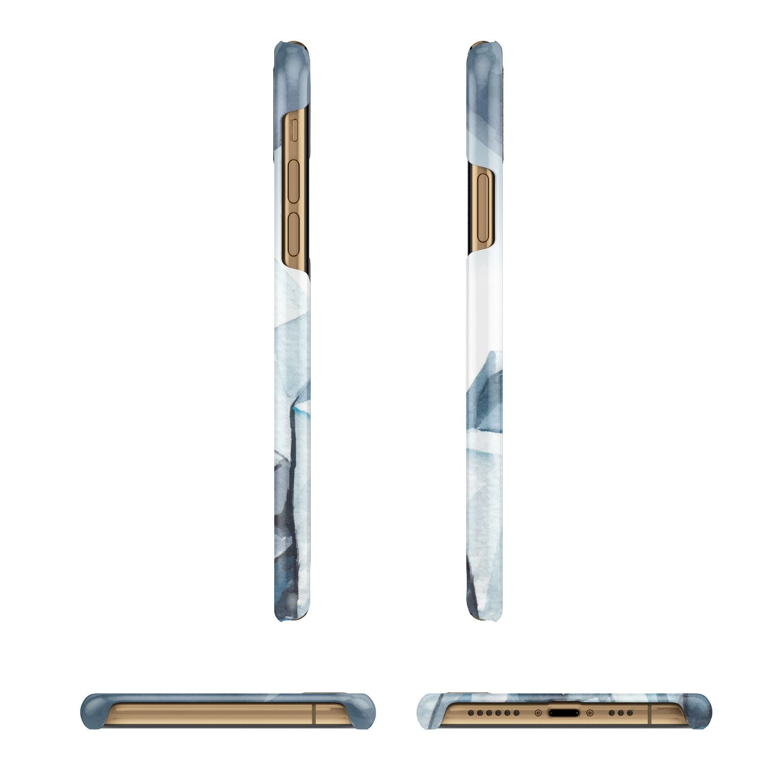 Lunar Crystals Personalised Name iPhone 11 3D Snap Case Angle Images