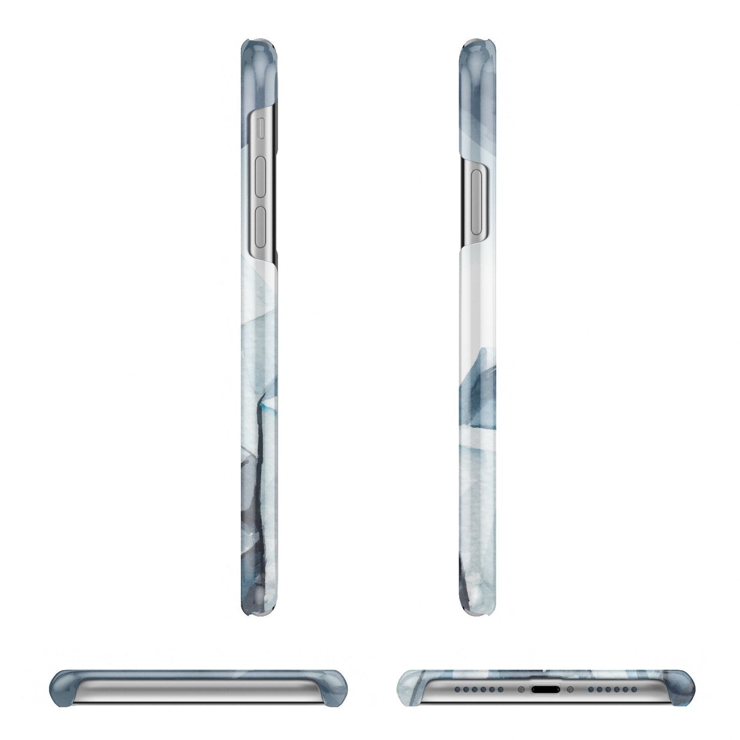 Lunar Crystals Personalised Name iPhone 11 Pro 3D Snap Case Angle Images