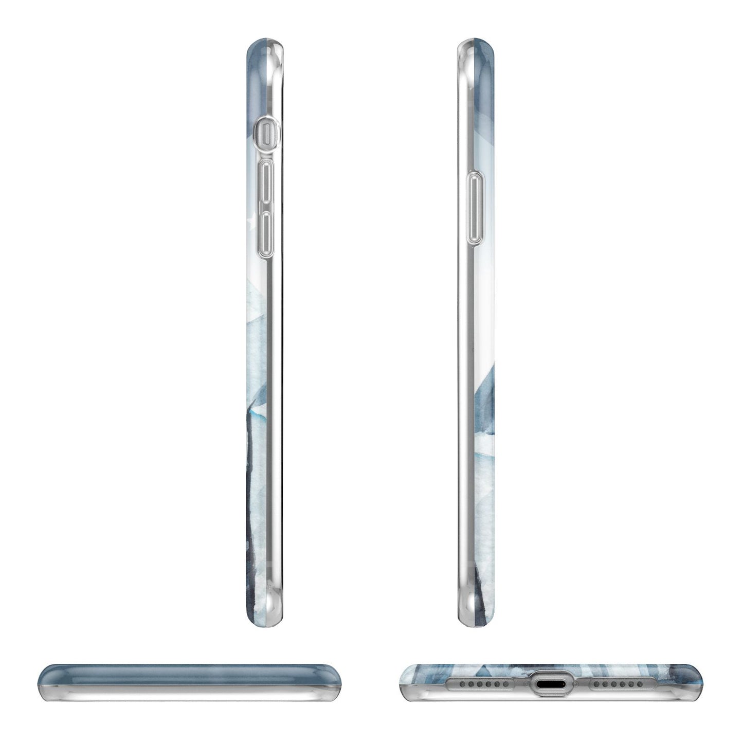 Lunar Crystals Personalised Name iPhone 11 Pro 3D Tough Case Angle Images