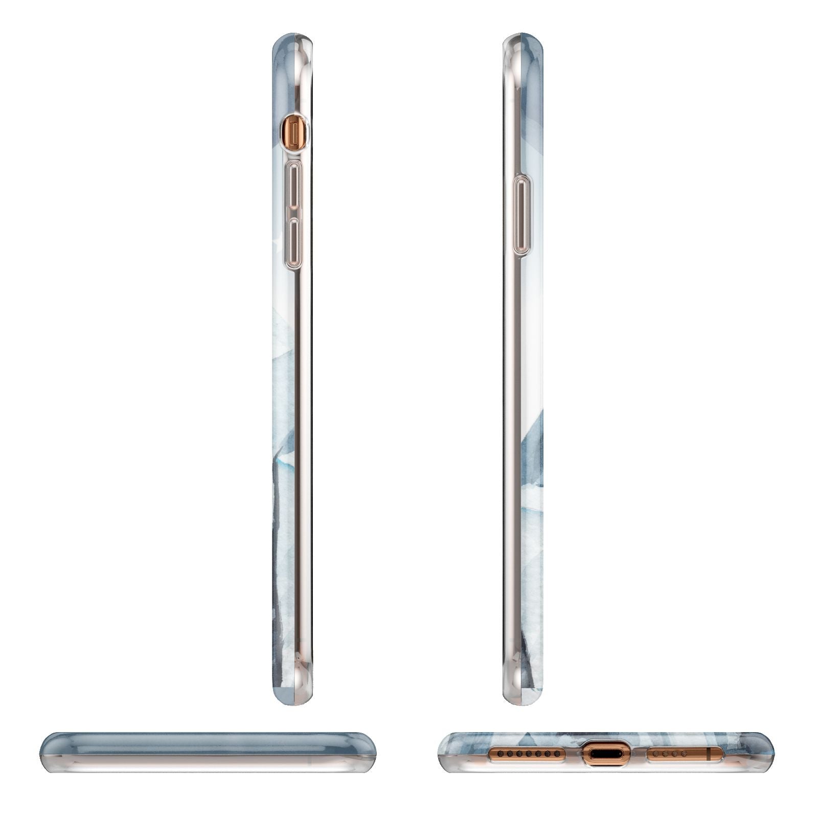 Lunar Crystals Personalised Name iPhone 11 Pro Max 3D Tough Case Angle Images