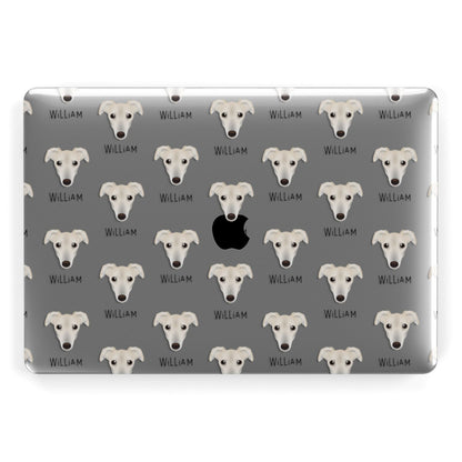 Lurcher Icon with Name Apple MacBook Case