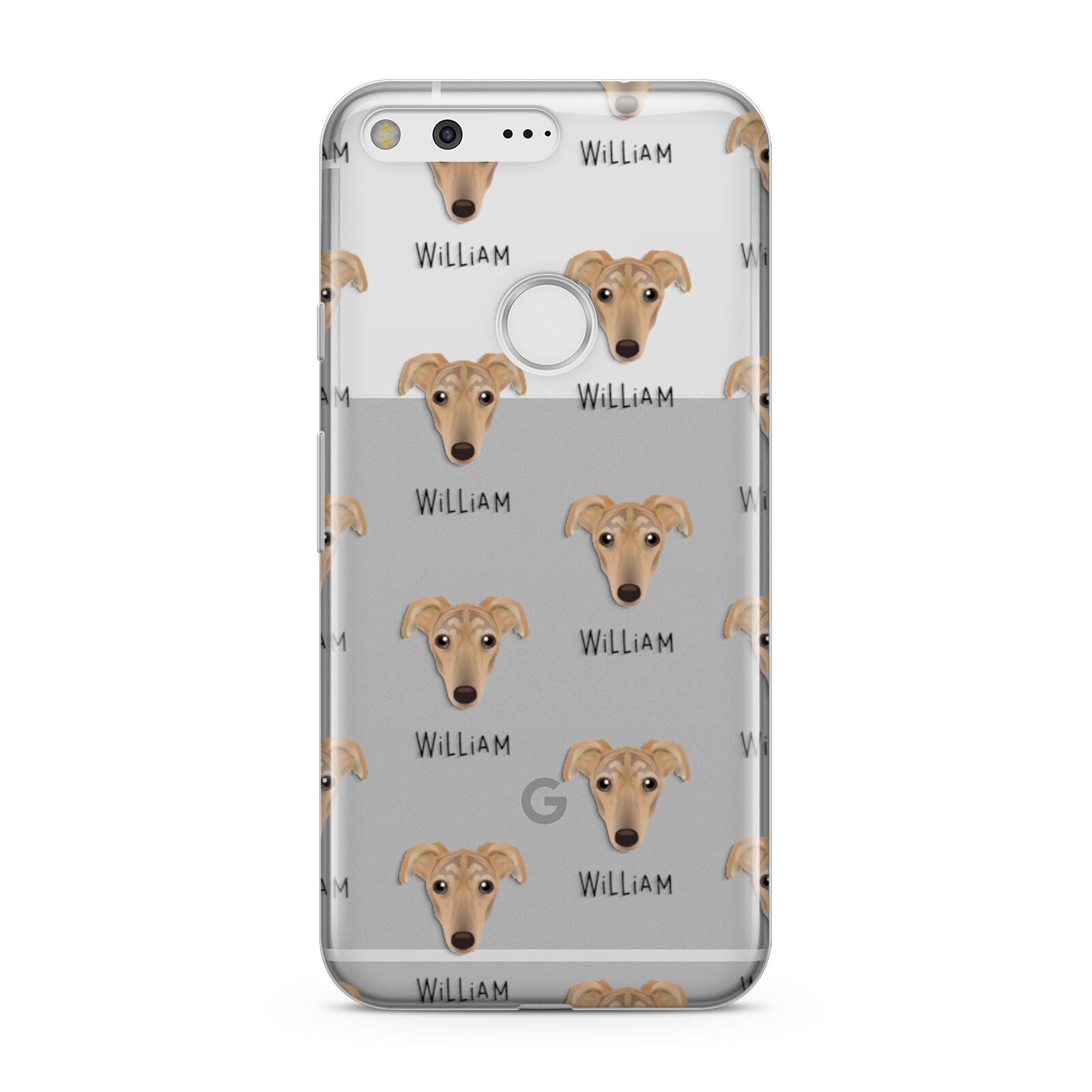 Lurcher Icon with Name Google Pixel Case