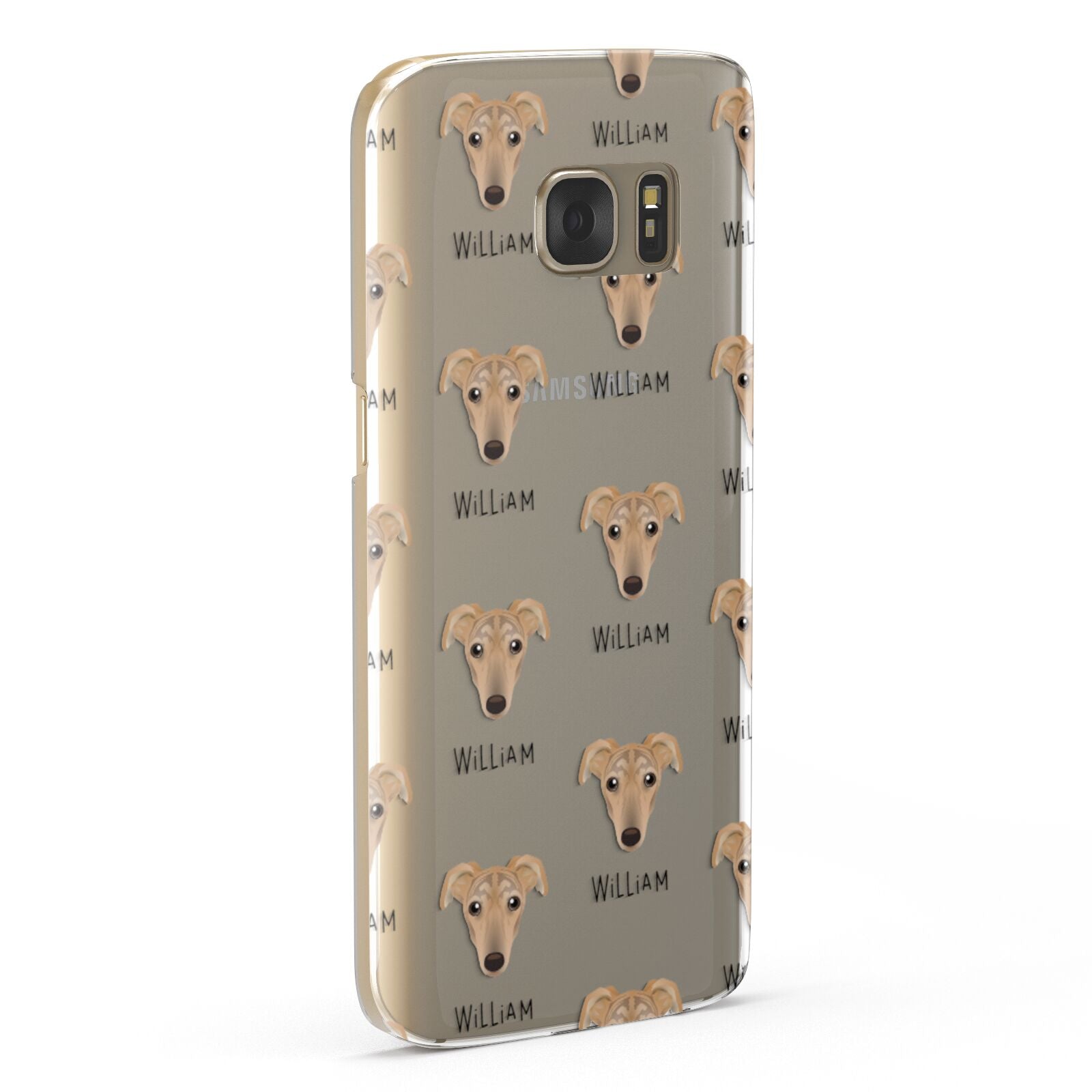 Lurcher Icon with Name Samsung Galaxy Case Fourty Five Degrees
