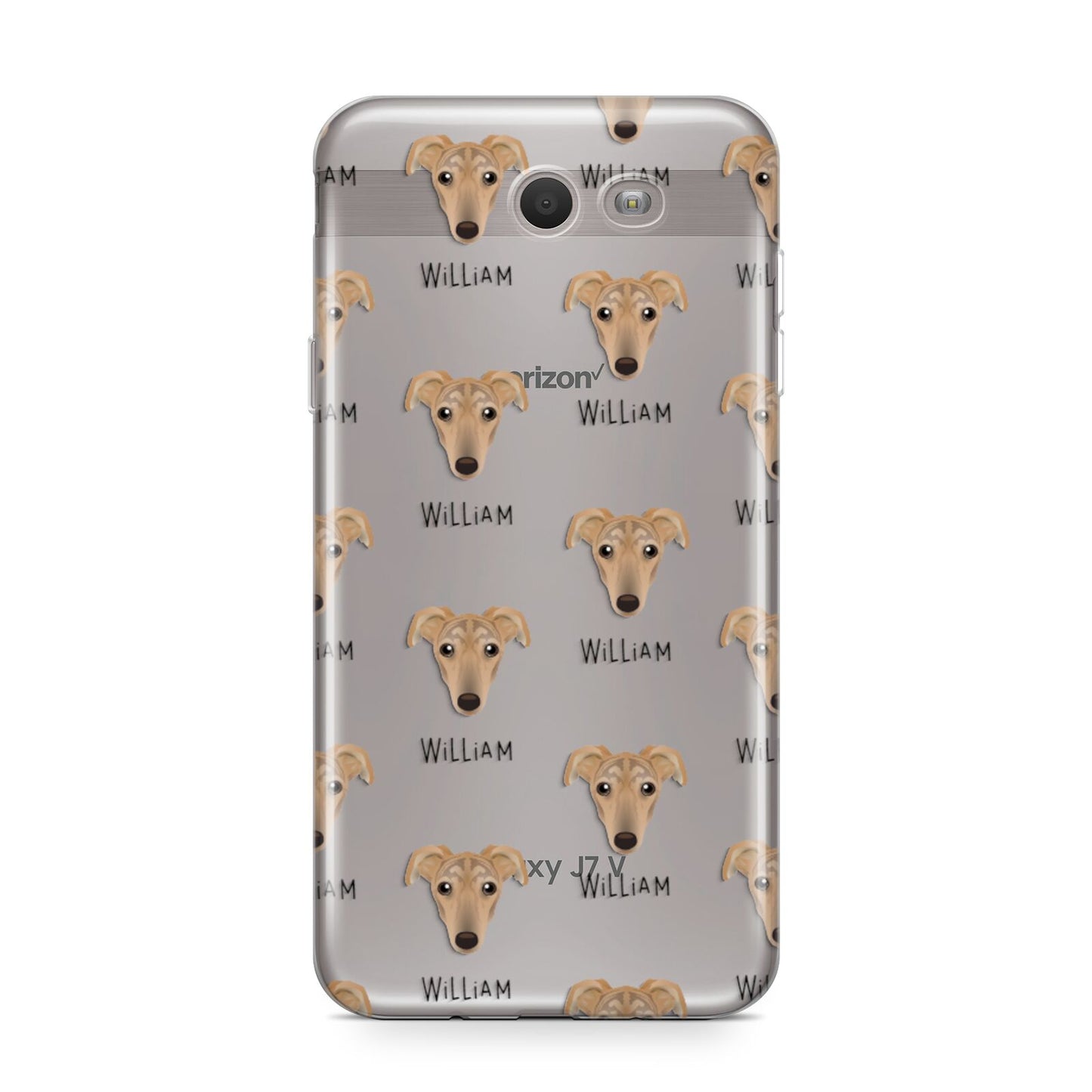 Lurcher Icon with Name Samsung Galaxy J7 2017 Case
