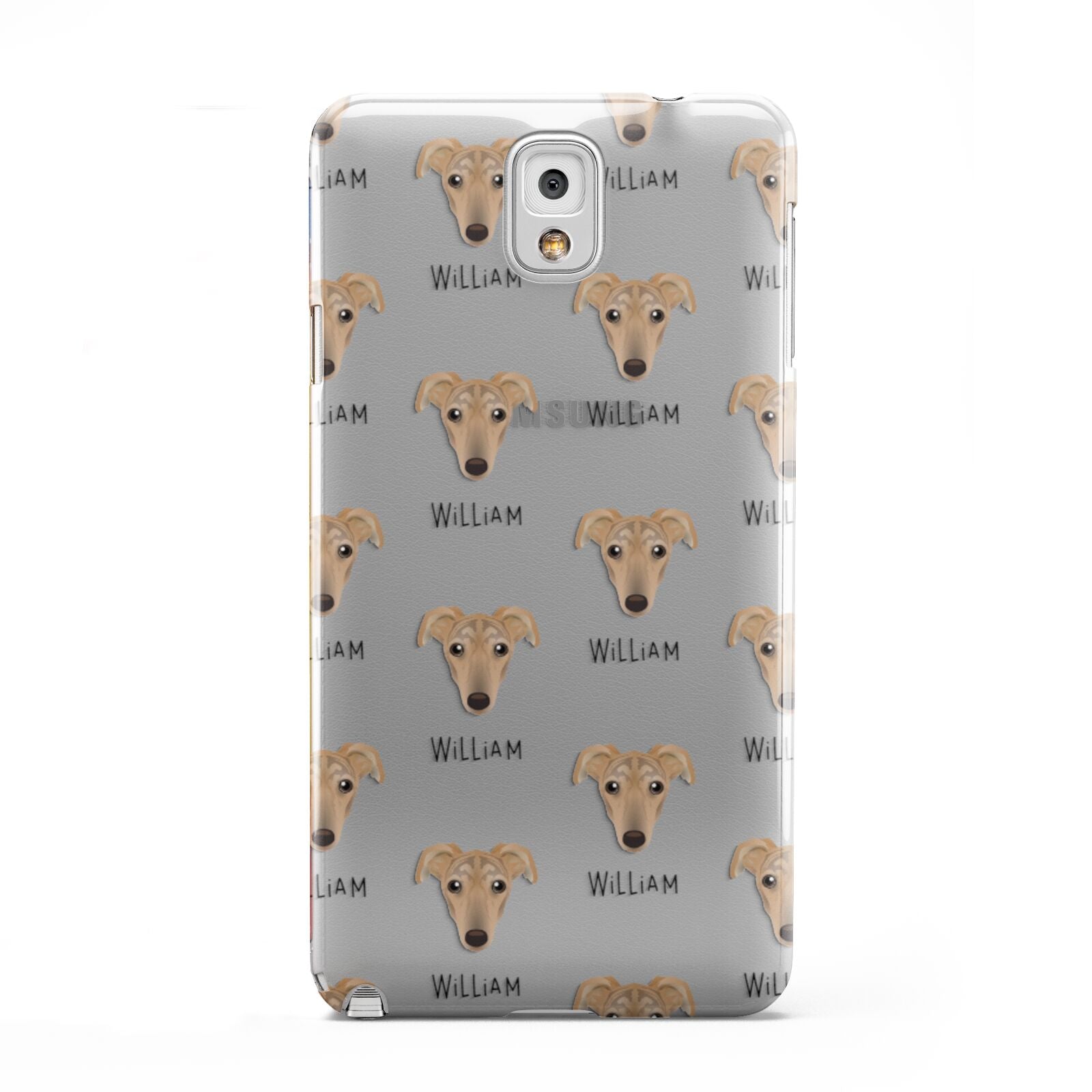 Lurcher Icon with Name Samsung Galaxy Note 3 Case