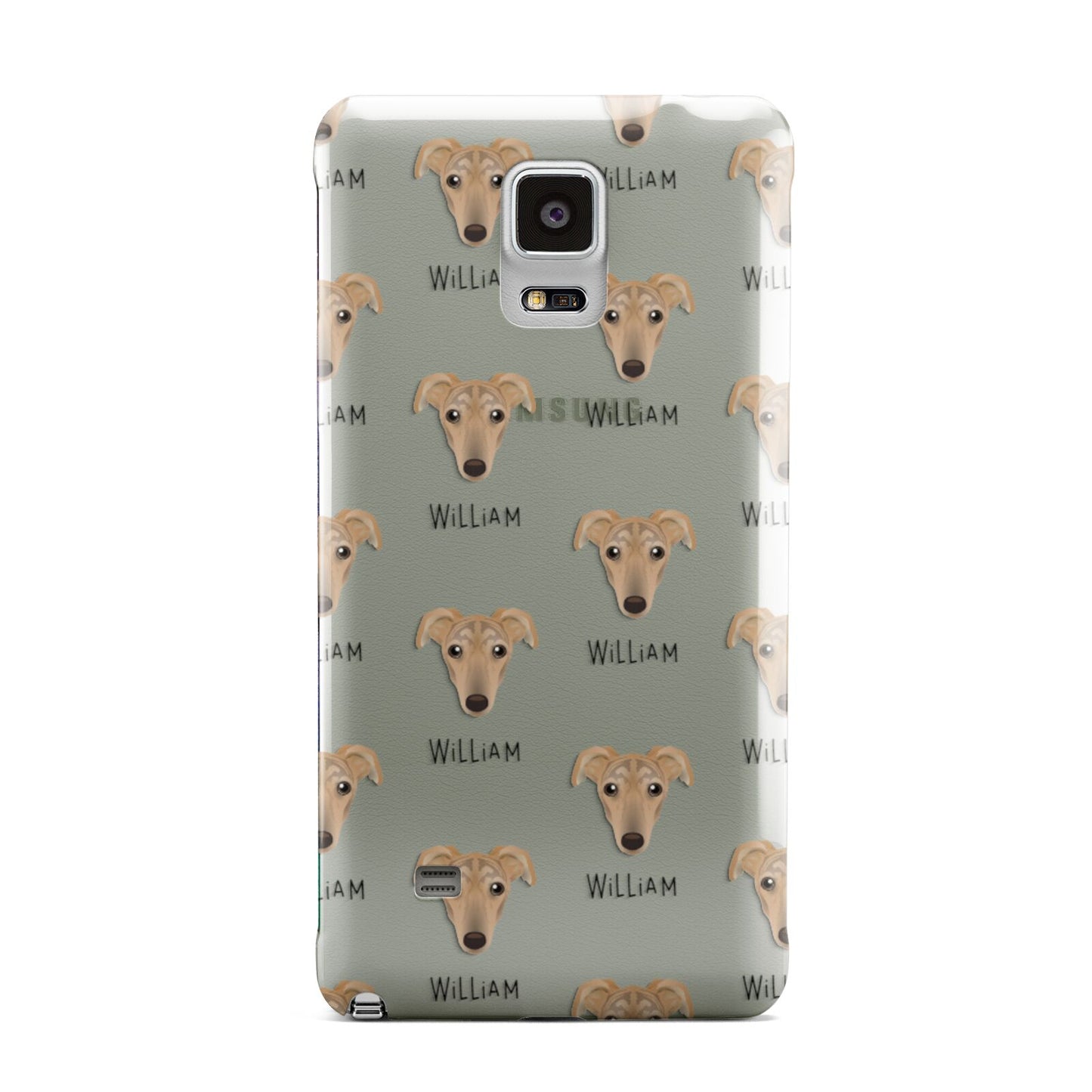 Lurcher Icon with Name Samsung Galaxy Note 4 Case