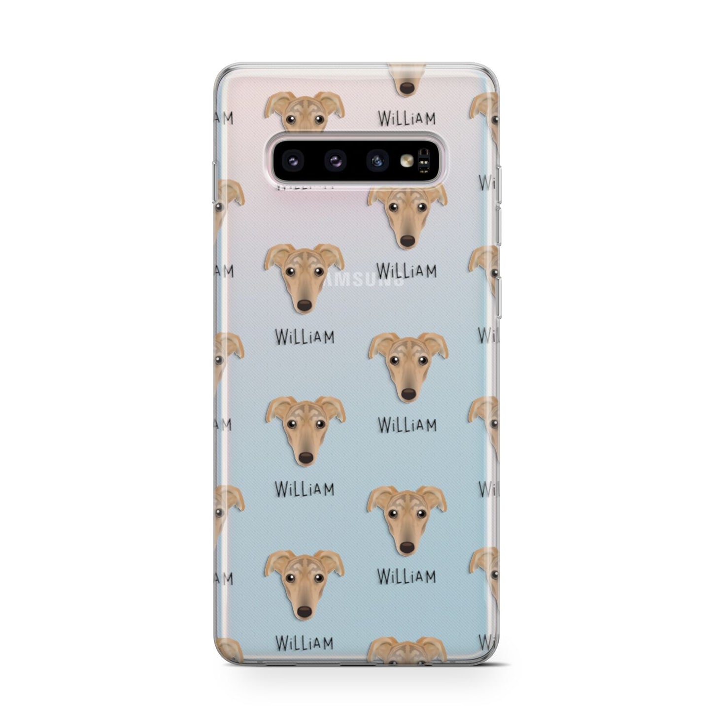 Lurcher Icon with Name Samsung Galaxy S10 Case