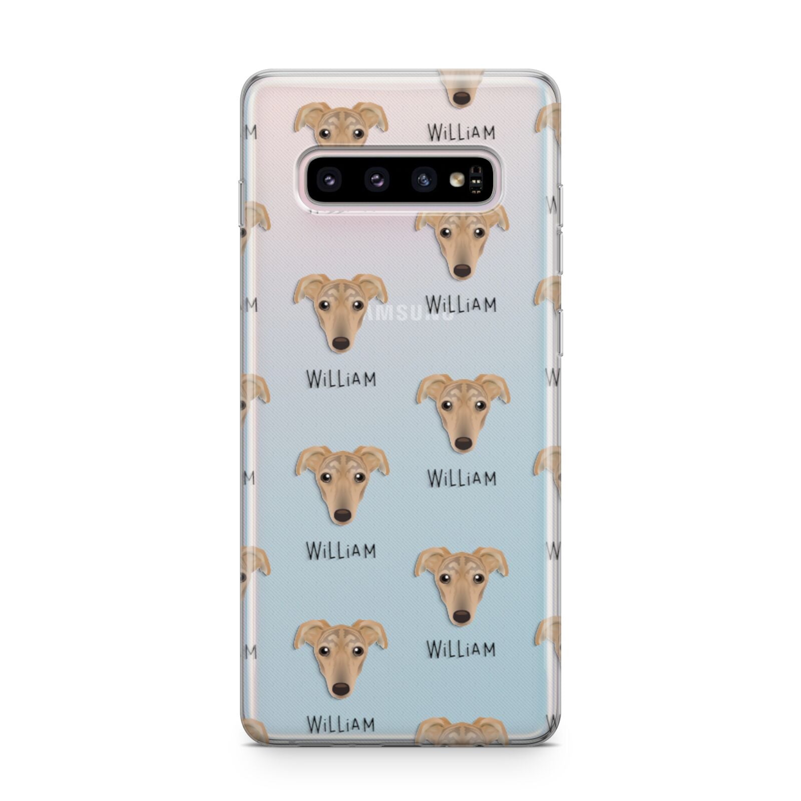 Lurcher Icon with Name Samsung Galaxy S10 Plus Case