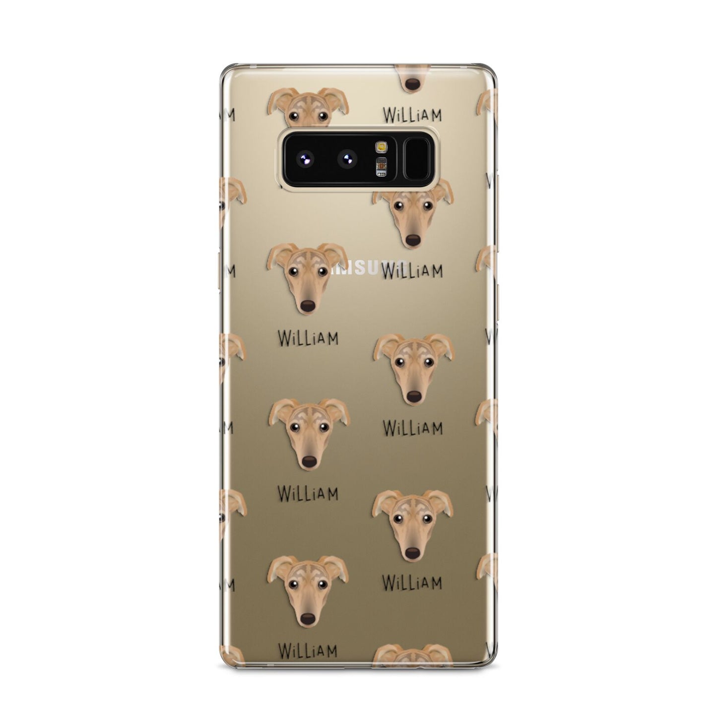 Lurcher Icon with Name Samsung Galaxy S8 Case