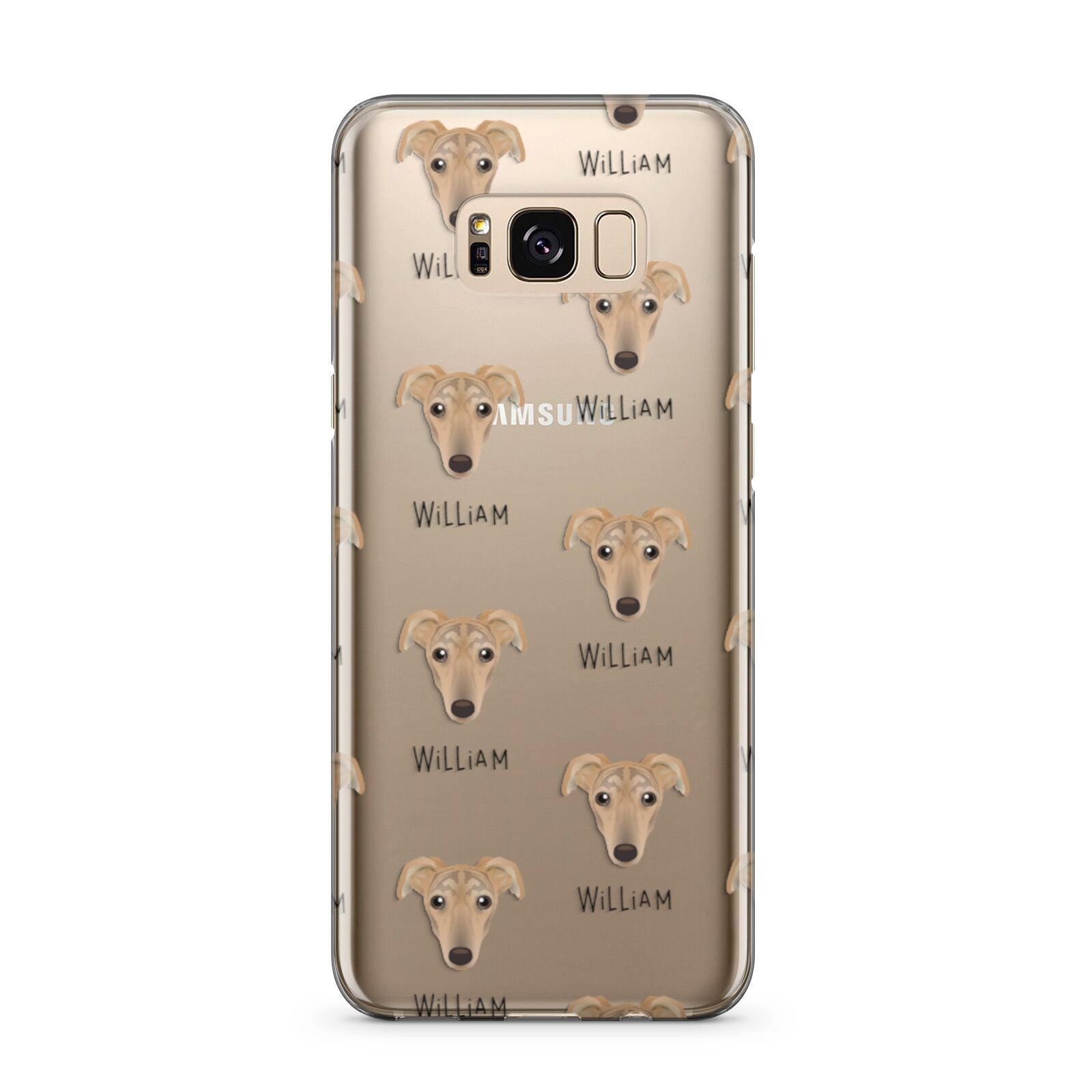 Lurcher Icon with Name Samsung Galaxy S8 Plus Case