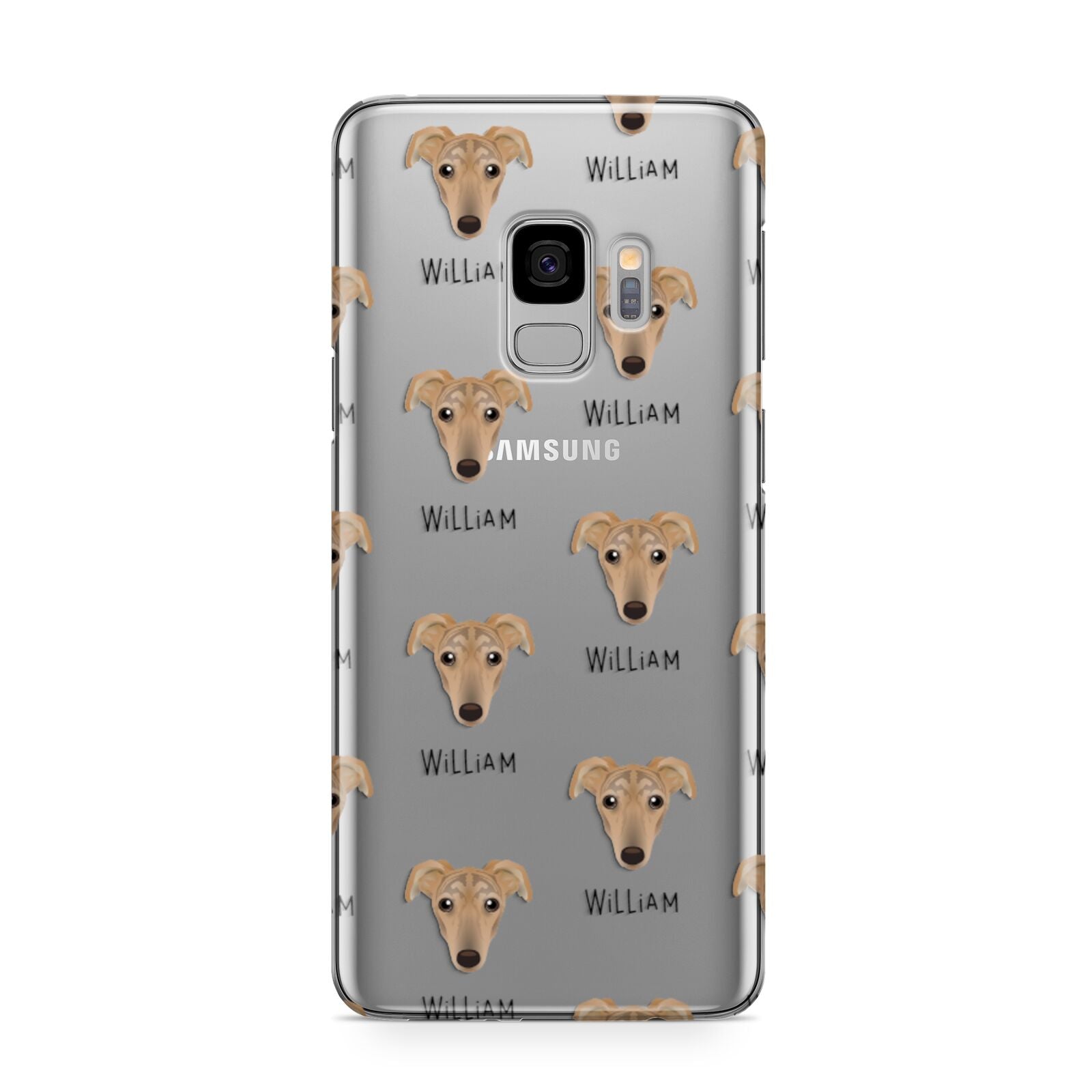 Lurcher Icon with Name Samsung Galaxy S9 Case