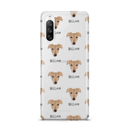 Lurcher Icon with Name Sony Xperia 10 III Case
