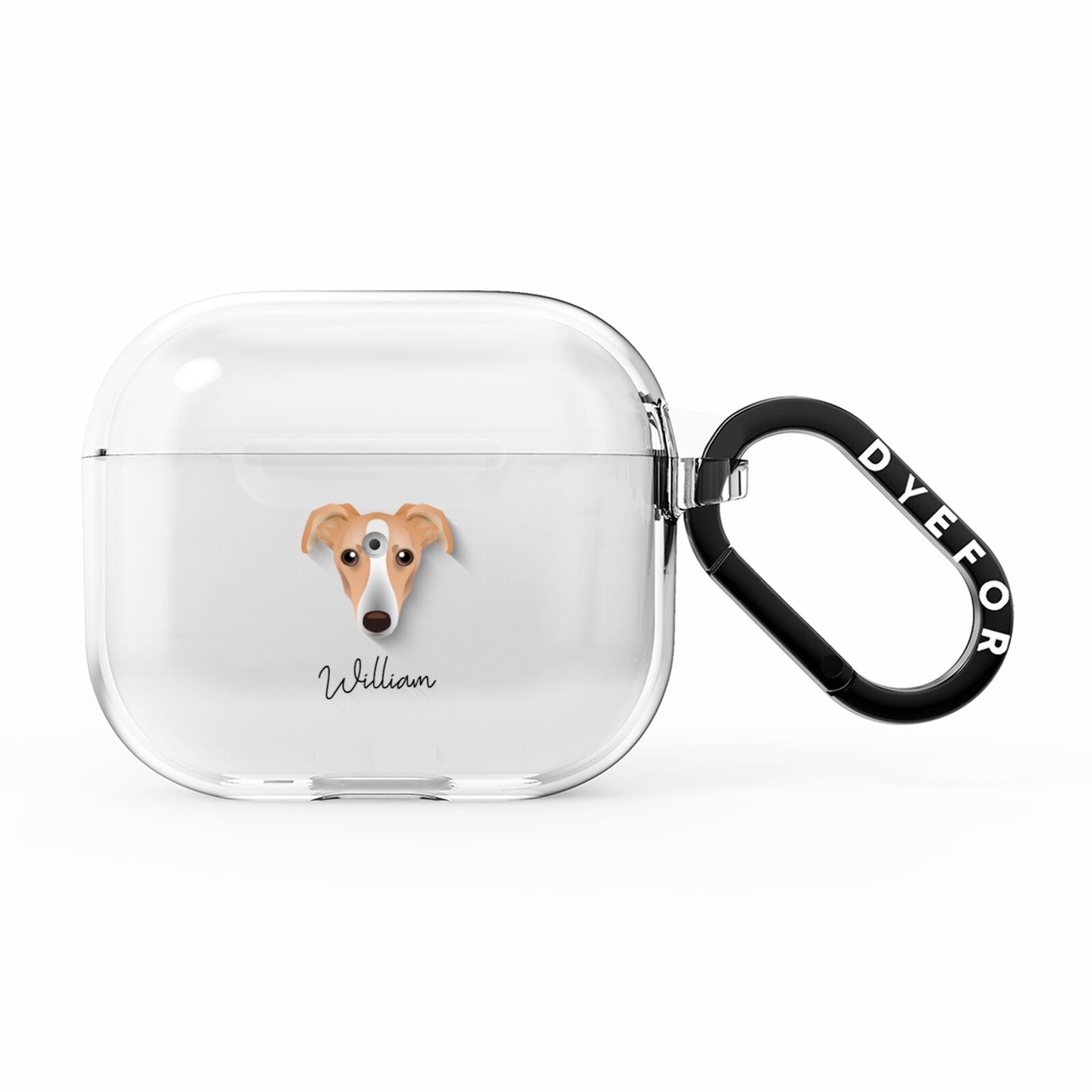 Lurcher Personalised AirPods Clear Case 3rd Gen