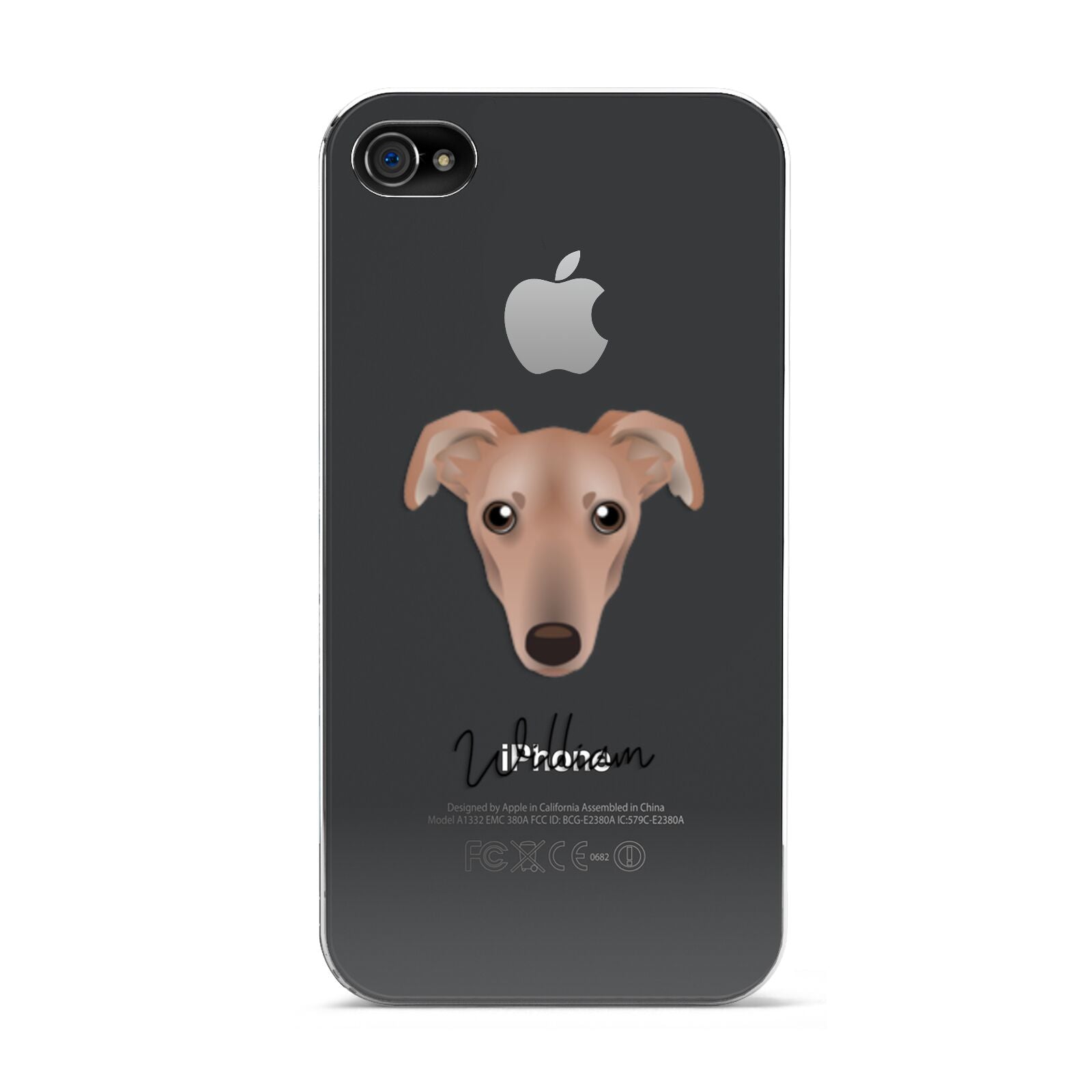 Lurcher Personalised Apple iPhone 4s Case