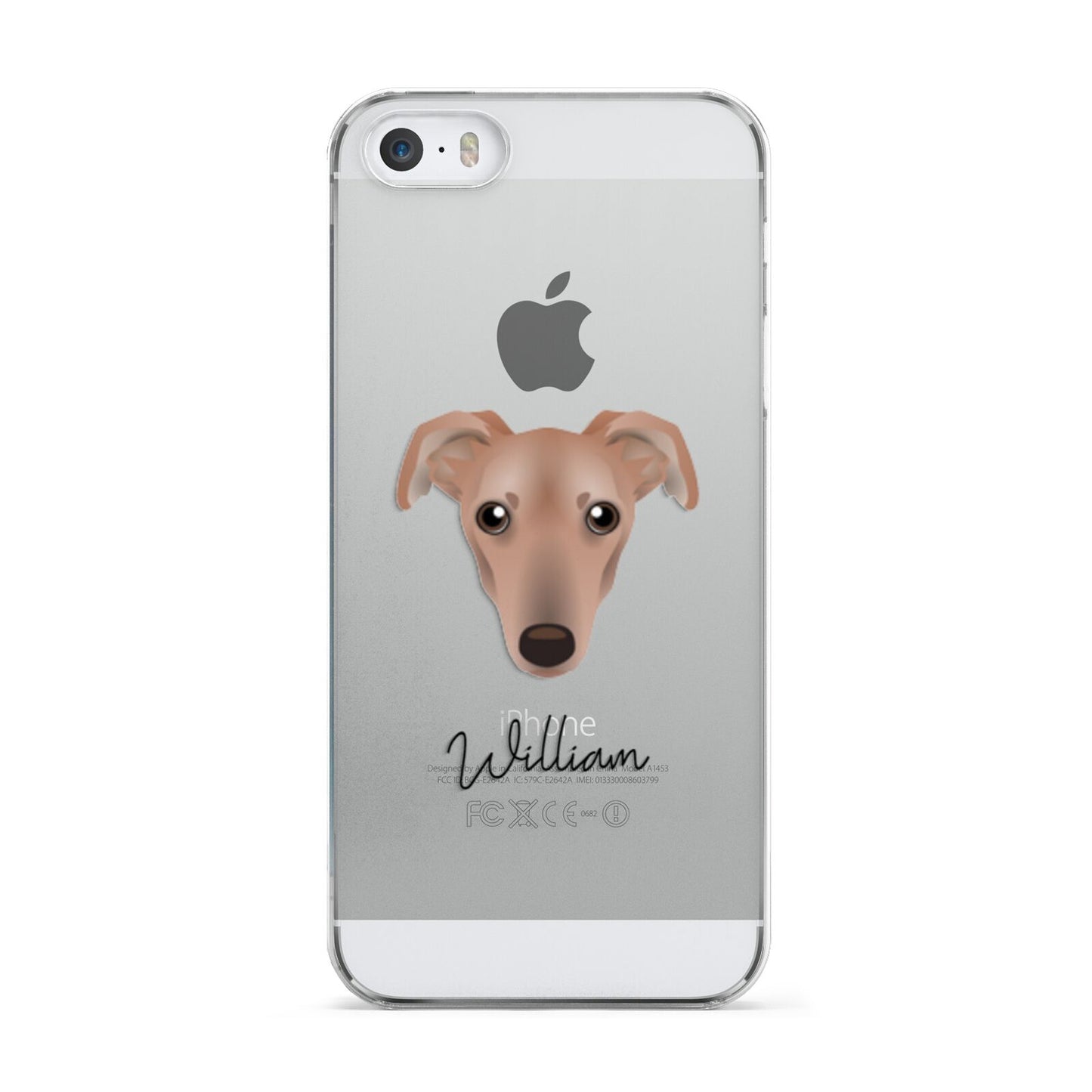 Lurcher Personalised Apple iPhone 5 Case