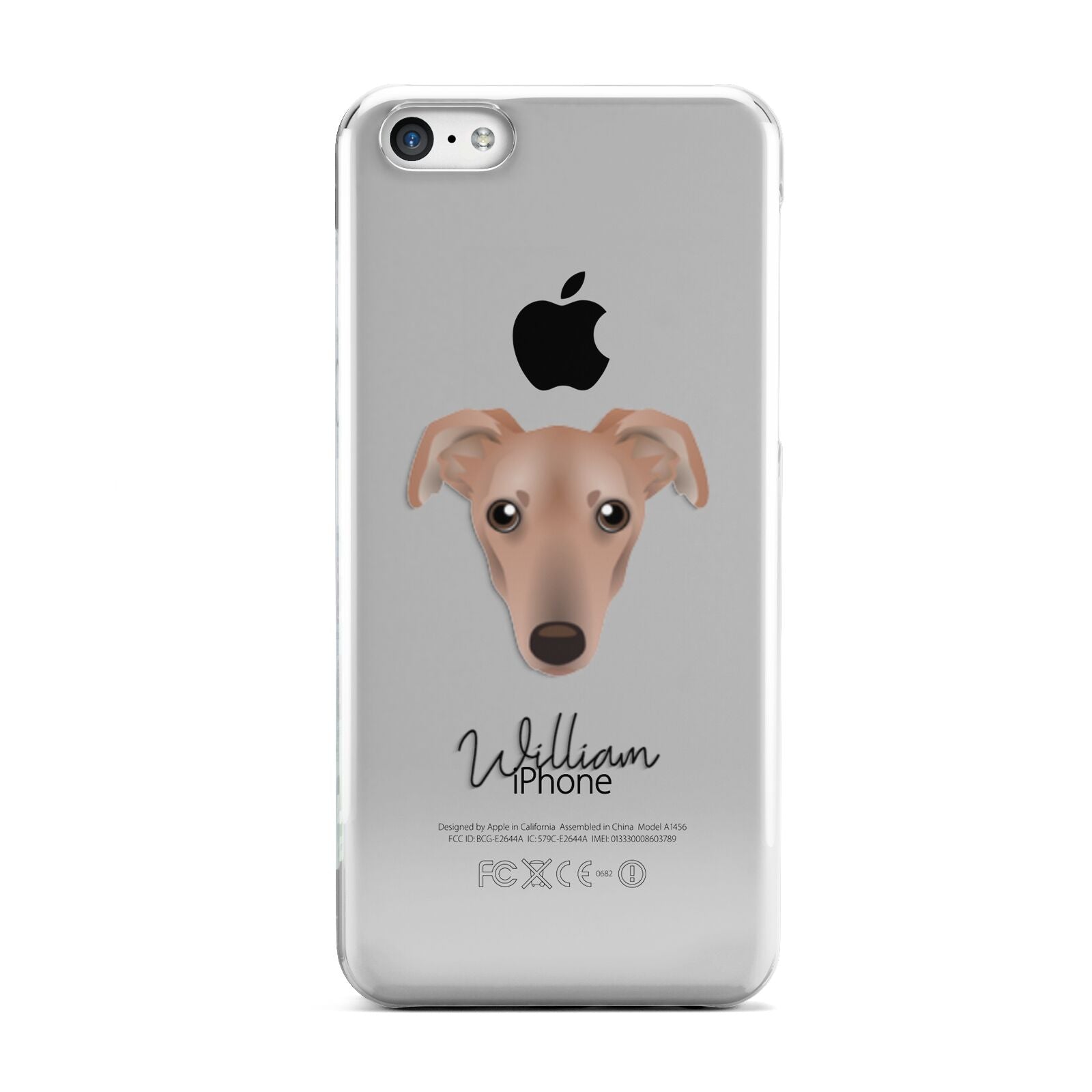Lurcher Personalised Apple iPhone 5c Case