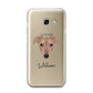 Lurcher Personalised Samsung Galaxy A3 2017 Case on gold phone