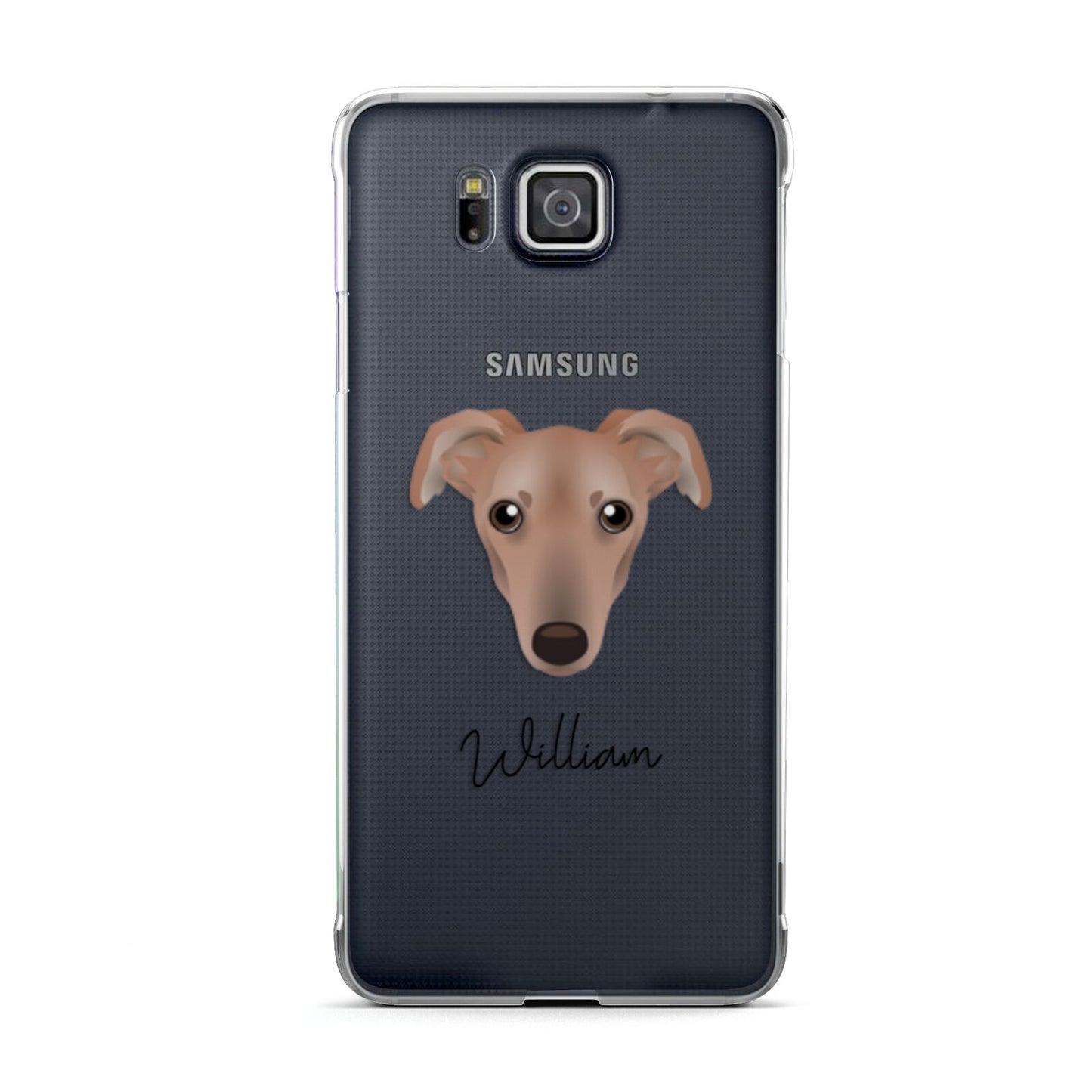 Lurcher Personalised Samsung Galaxy Alpha Case