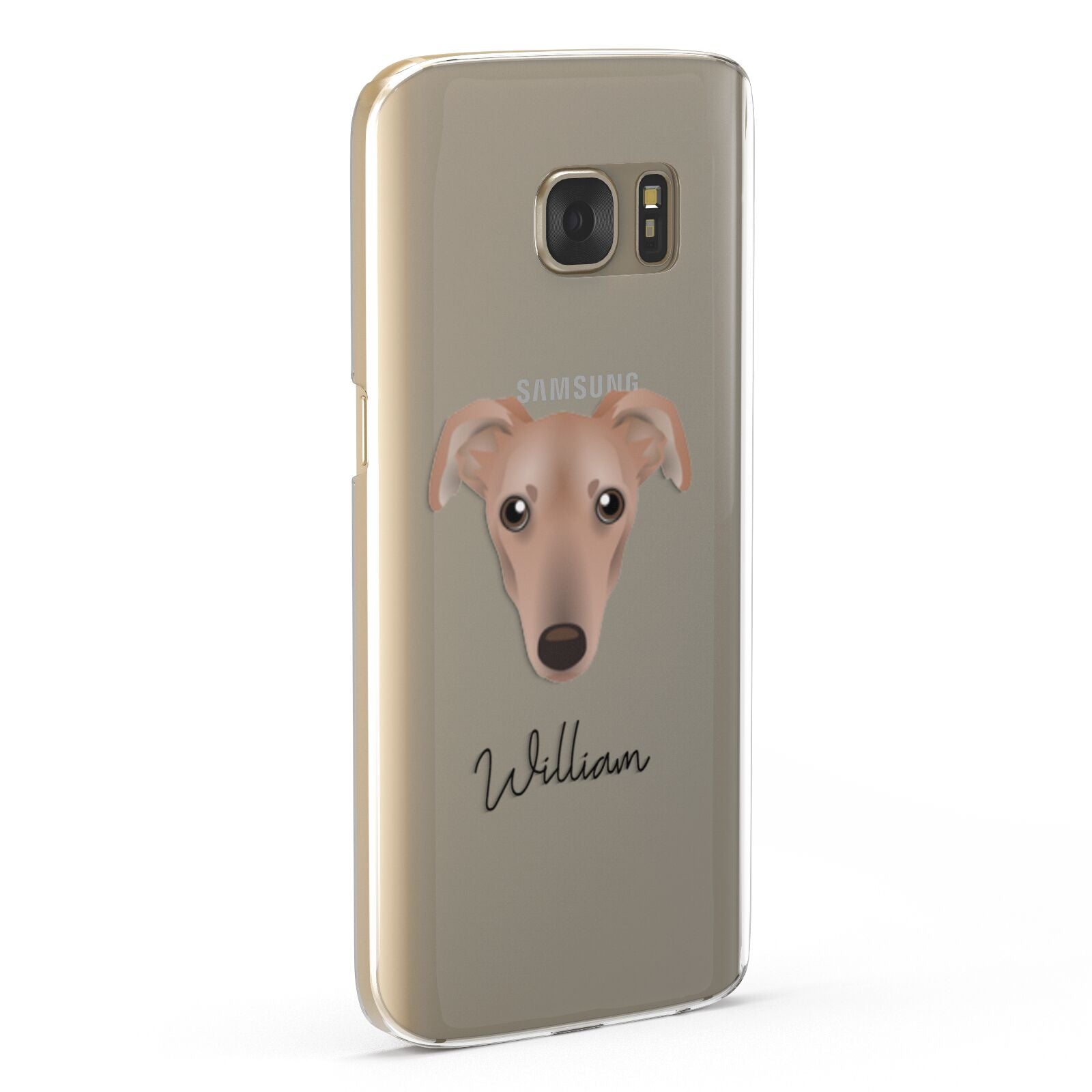 Lurcher Personalised Samsung Galaxy Case Fourty Five Degrees