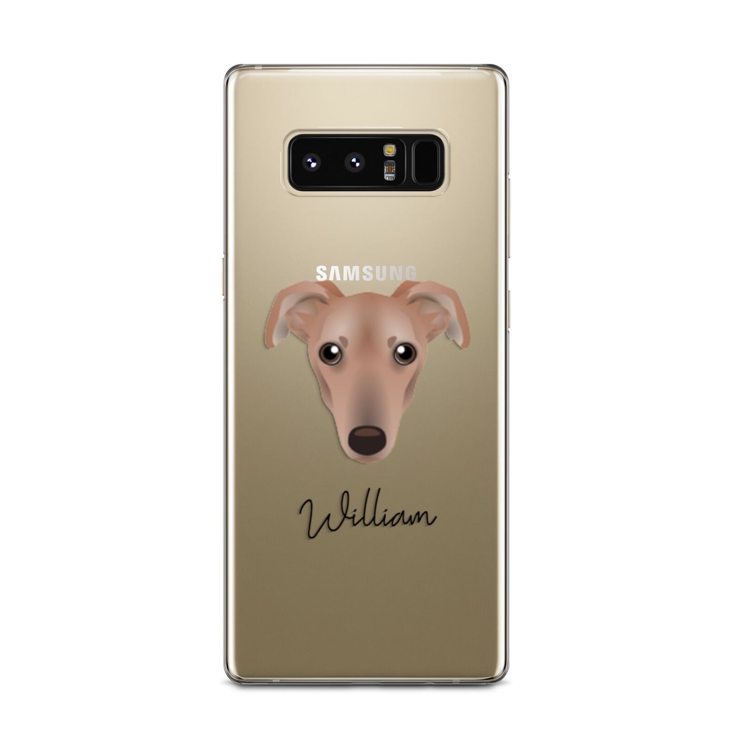 Lurcher Personalised Samsung Galaxy Note 8 Case
