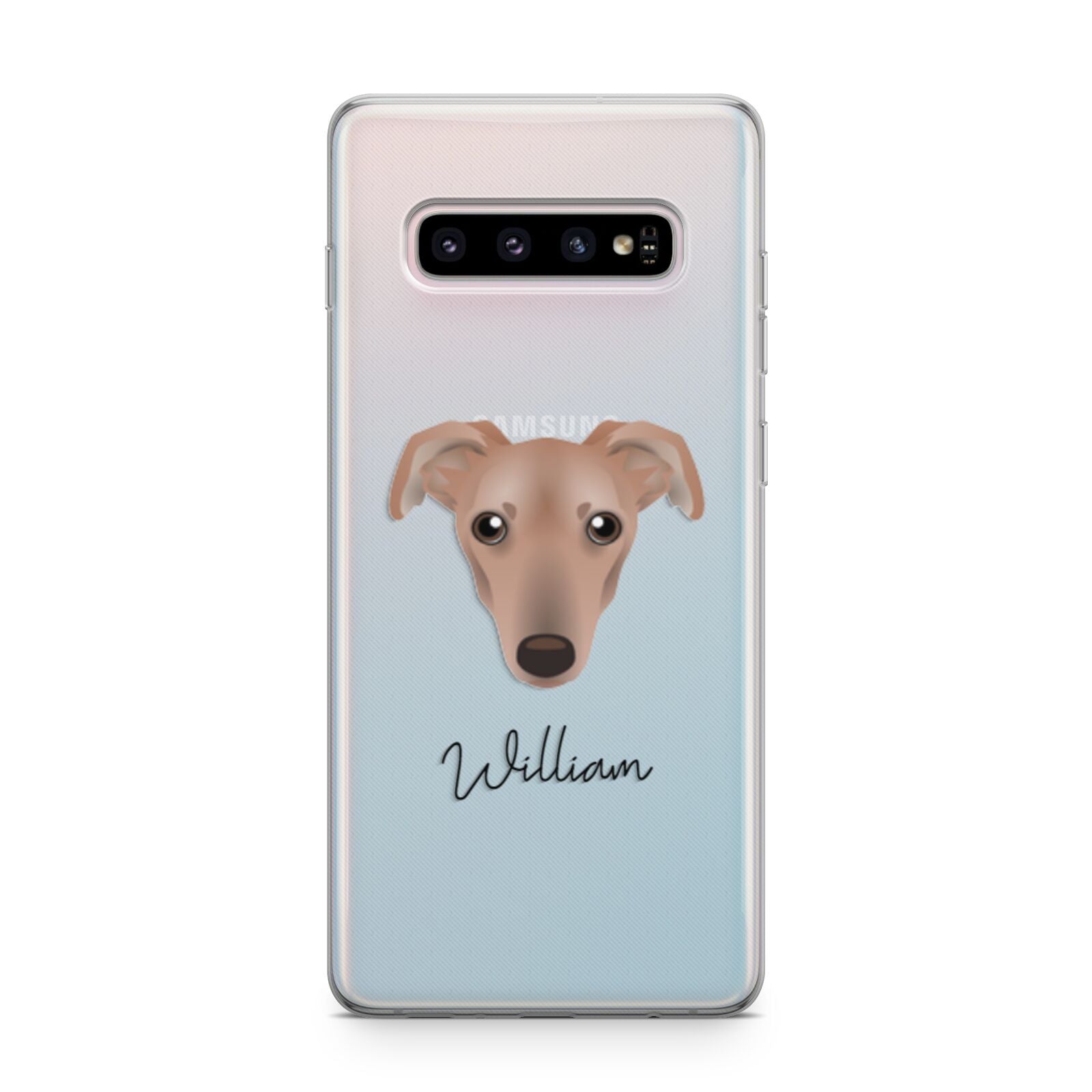 Lurcher Personalised Samsung Galaxy S10 Plus Case