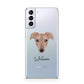 Lurcher Personalised Samsung S21 Plus Phone Case