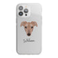 Lurcher Personalised iPhone 13 Pro Max TPU Impact Case with White Edges
