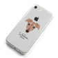 Lurcher Personalised iPhone 8 Bumper Case on Silver iPhone Alternative Image