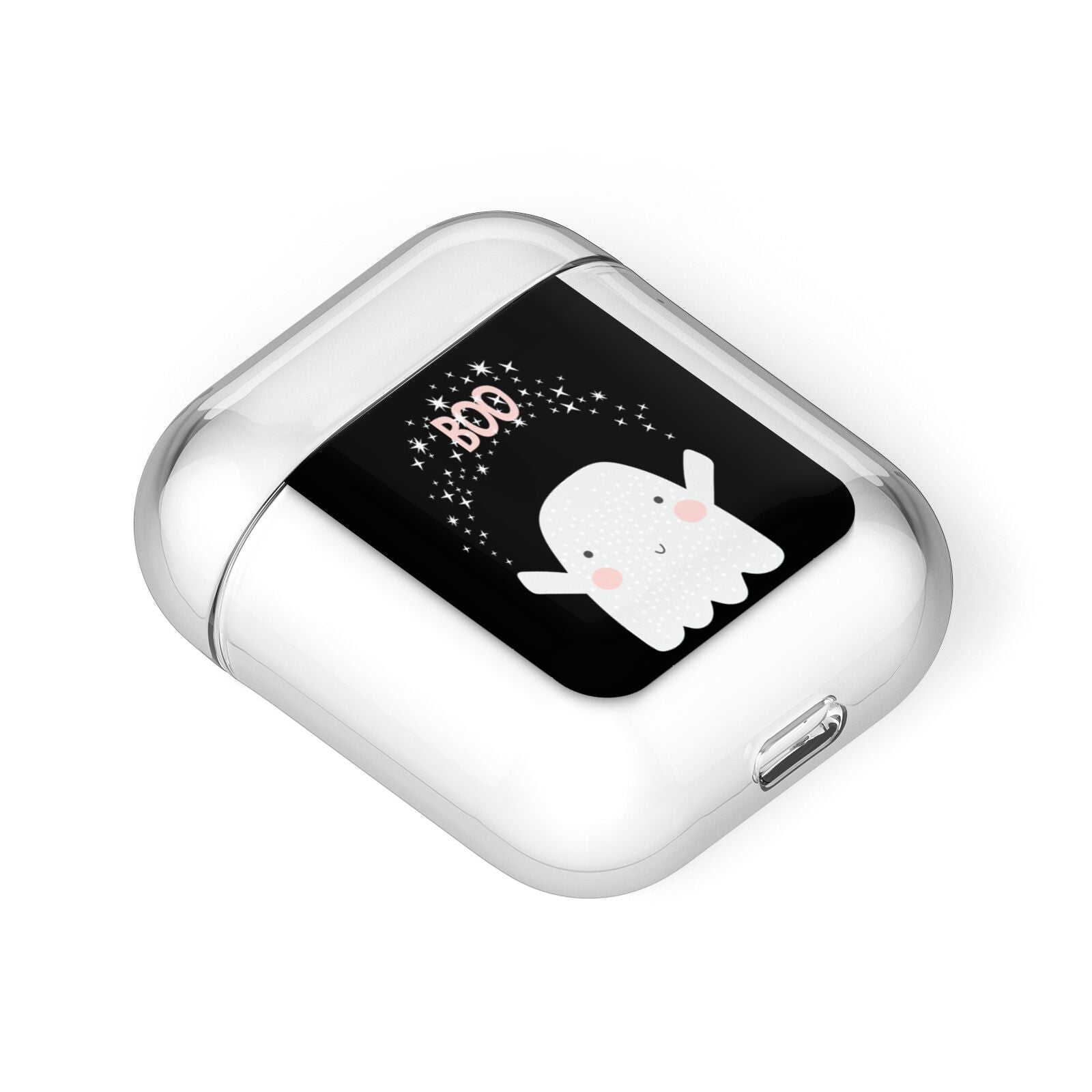 Magical Ghost AirPods Case Laid Flat