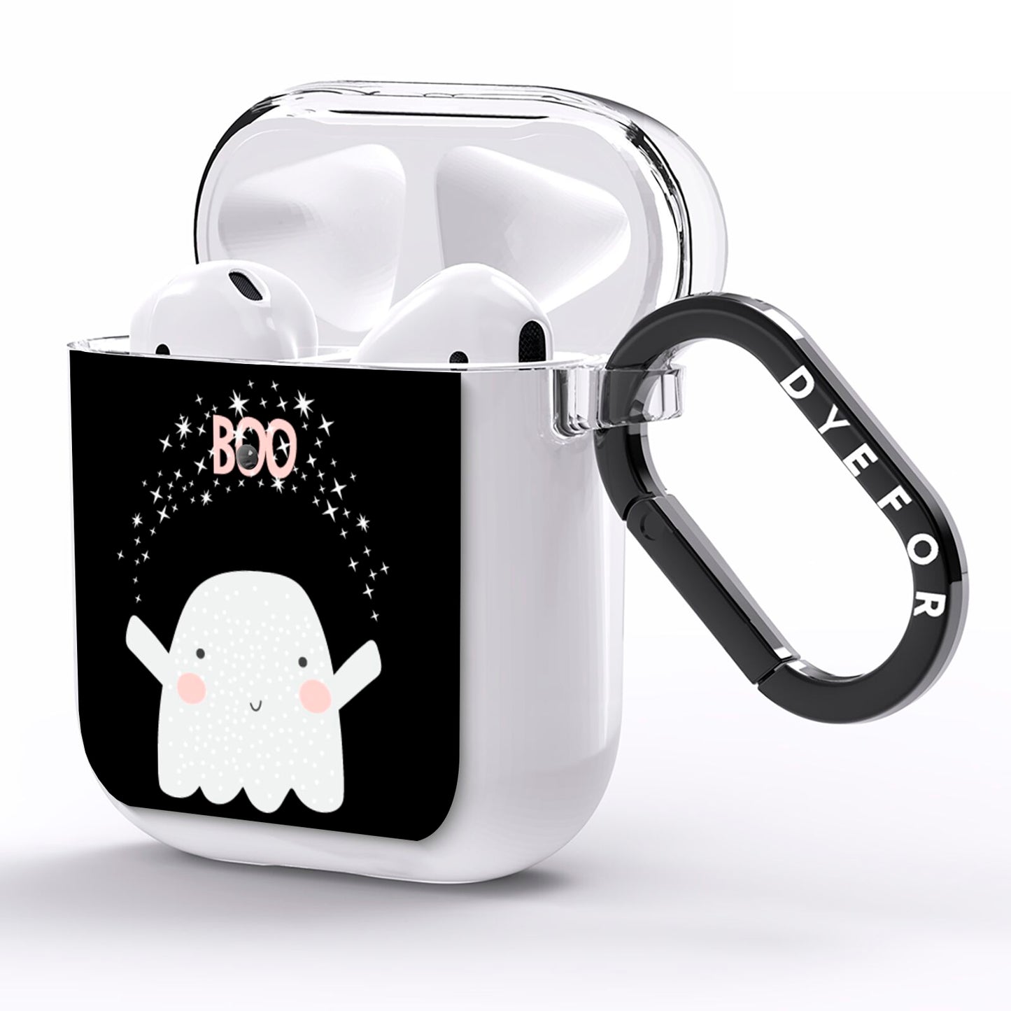 Magical Ghost AirPods Clear Case Side Image