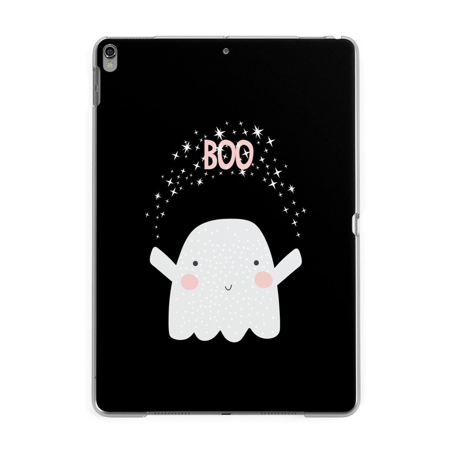 Magical Ghost Apple iPad Grey Case