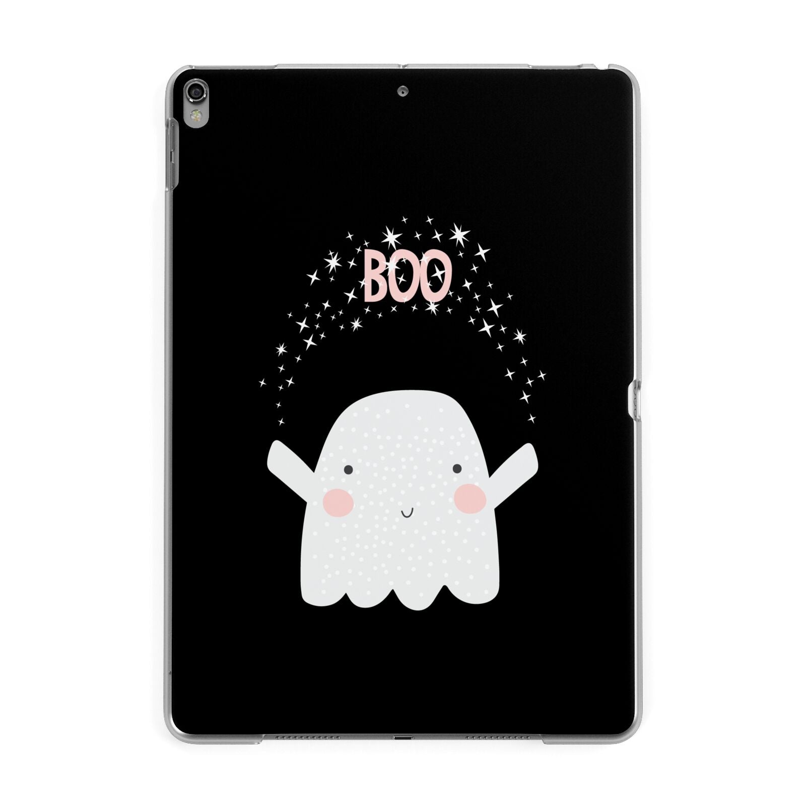 Magical Ghost Apple iPad Grey Case