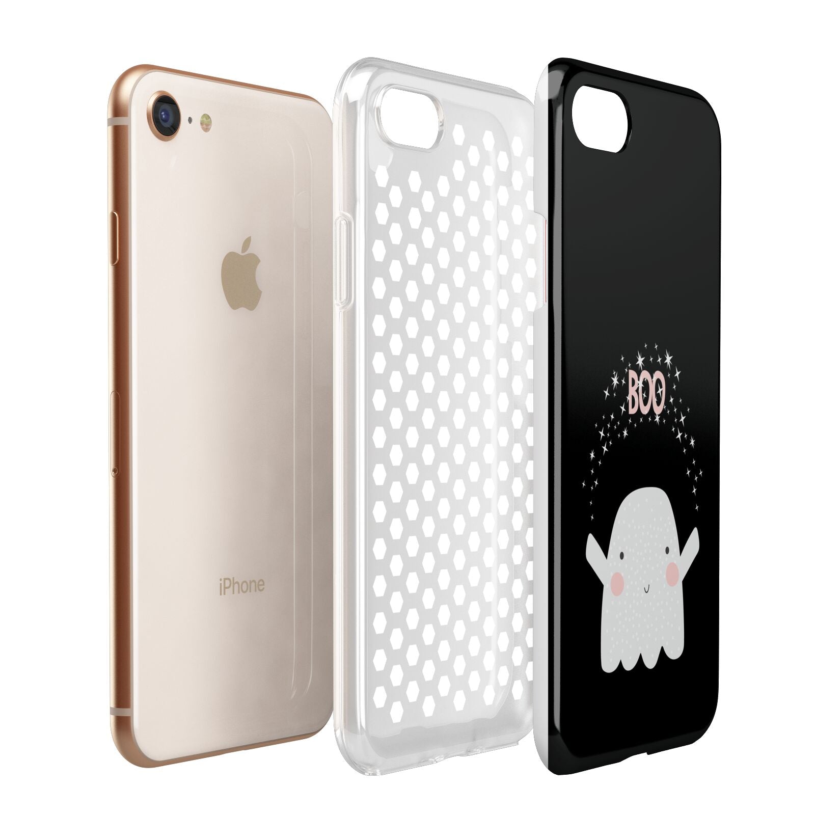 Magical Ghost Apple iPhone 7 8 3D Tough Case Expanded View