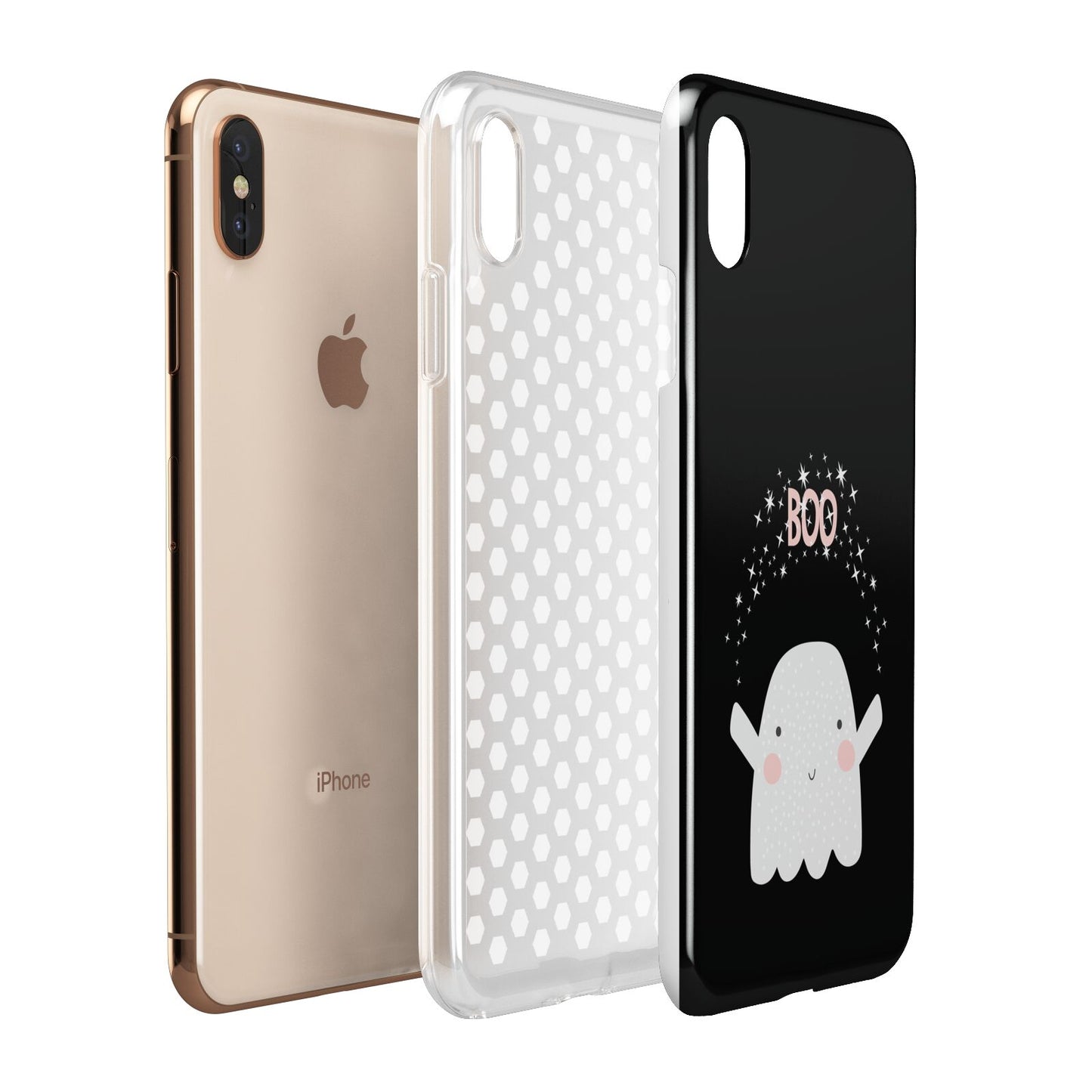 Magical Ghost Apple iPhone Xs Max 3D Tough Case Expanded View