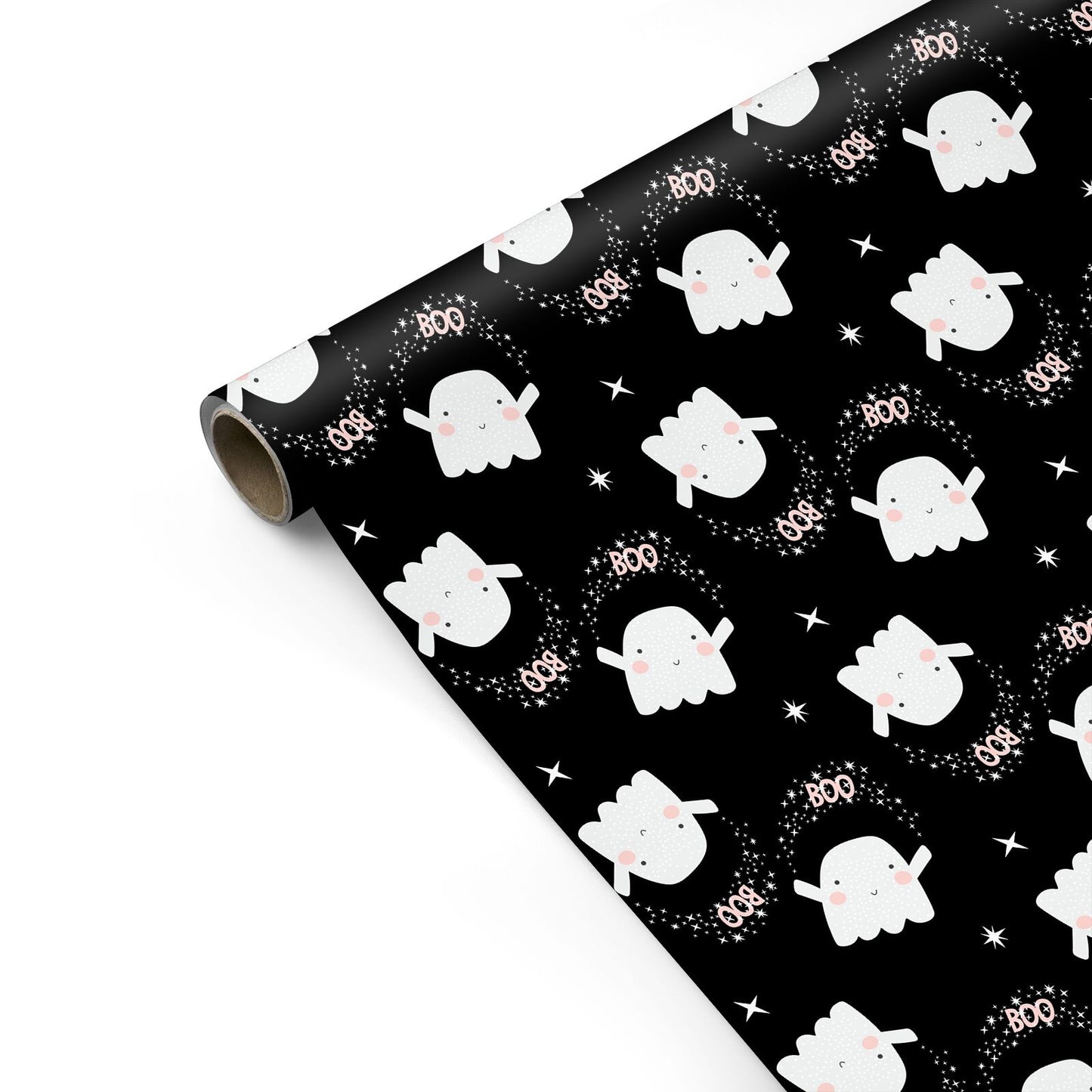 Magical Ghost Personalised Gift Wrap