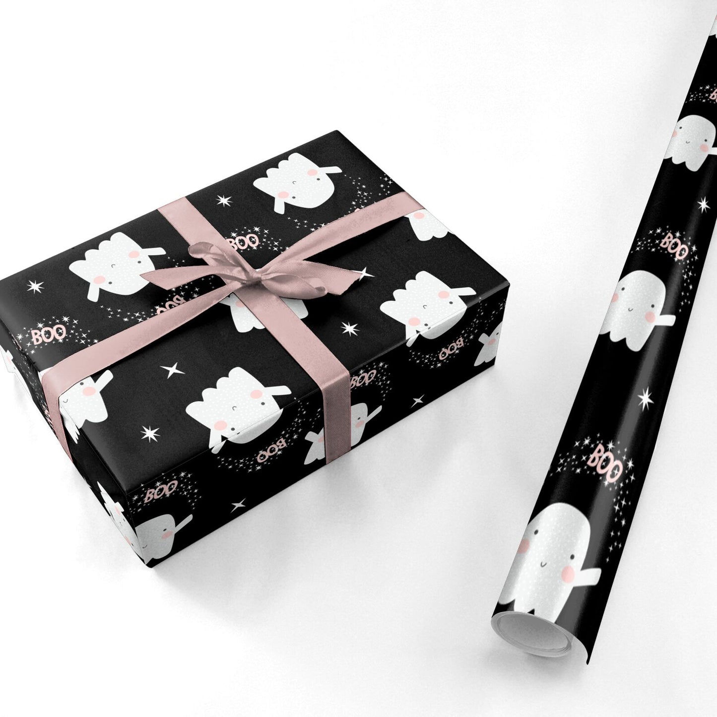 Magical Ghost Personalised Wrapping Paper
