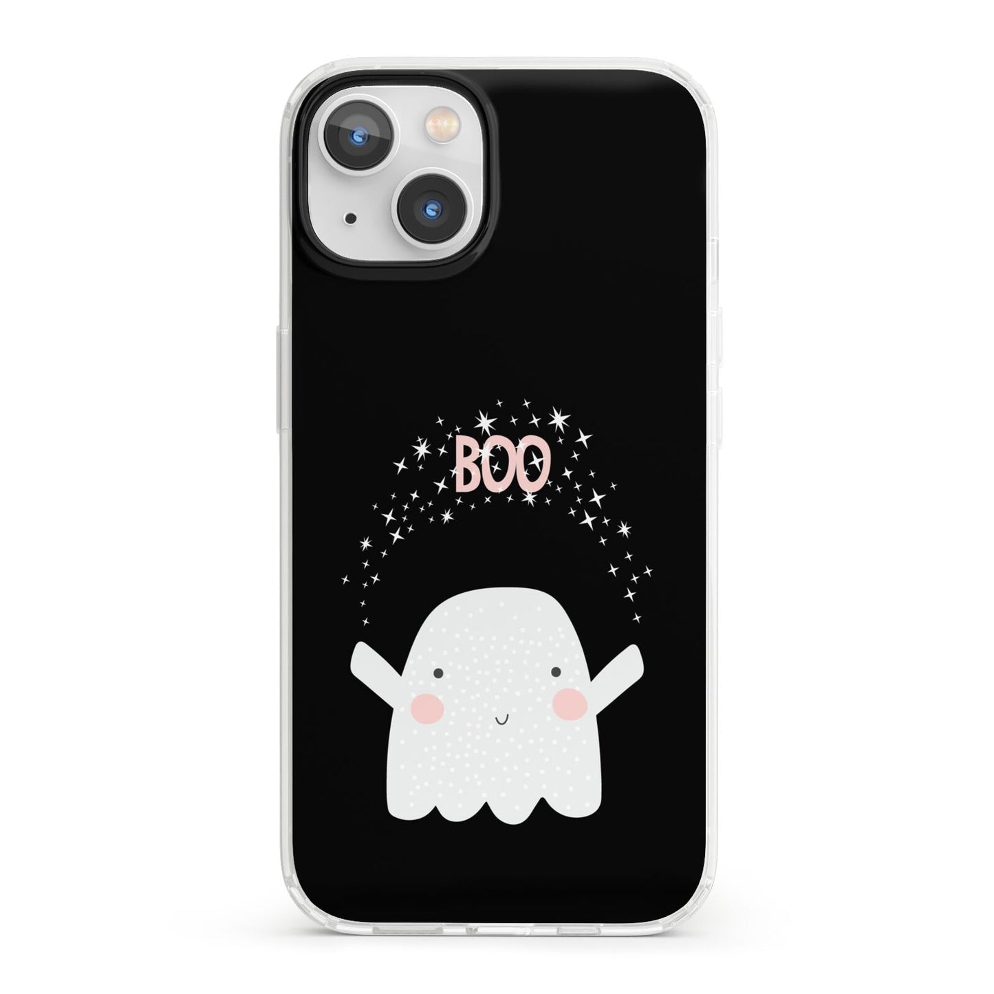 Magical Ghost iPhone 13 Clear Bumper Case
